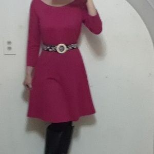Pink A-line Dress